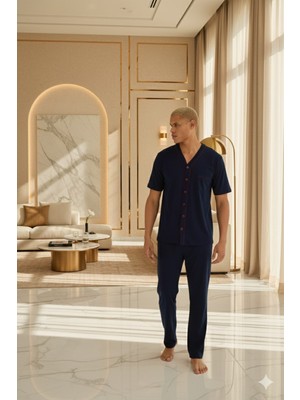 Kly Yeni Sezon 2026 Lüx Tasarım Erkek Pijama Takımı