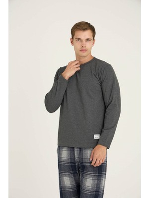 Kly Erkek O. Yaka Pijama Takımı Konforlu Uyku