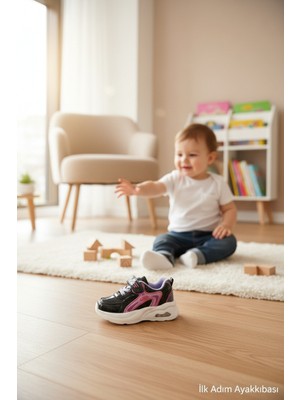 Enoch Simli Doku ve Hologram Panel Detaylı Bebek Ilk Adım Spor Ayakkabı