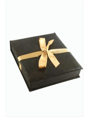 Zero Land Storozde Kadife Lüx Set Kolye Kutusu Küçük Boy - Siyah