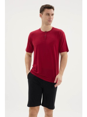 Kly Yeni Sezon Erkek Reçme Yaka Şortlu Takım