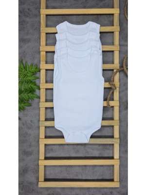 Vieso 5'li Pamuklu Çıtçıtlı Bebek Body Zıbın Atlet Unisex Kız Erkek Ekonomik Set