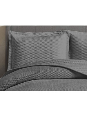 Yünteks Çapa Home Yeni Nesil  Nubuk Yaz - Kış Modern Lüks Yatak Örtüsü, Pollen