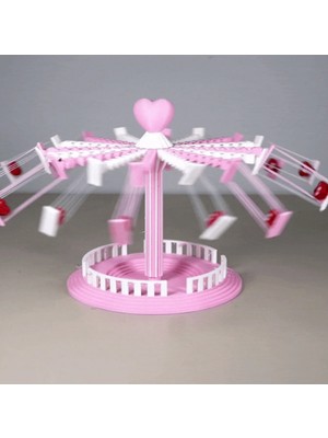 Romantik Kalpli Döner Karusel Biblo – Sevgiliye Hediye