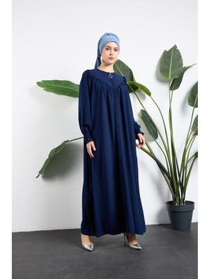 Oktayusta Collection V Robalı Mevlana Kesim Tessettür Ferace Siyah