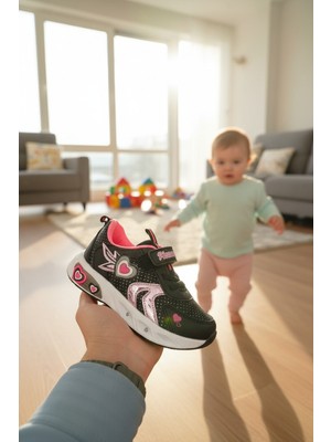 Enoch Kalp Figürlü ve Kanat Detaylı Ilk Adım Bebek Ayakkabı