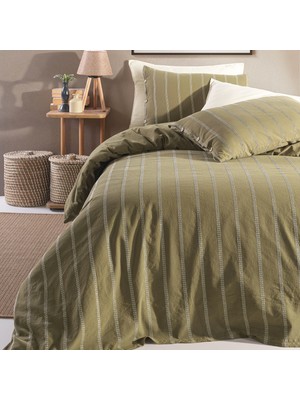 Macas Home Kronos Mist %100 Pamuklu Yıkamalı Tek Kişilik Nevresim Takımı 160*220