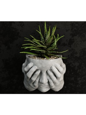 Razmo Zarif Kadın Figürlü Duvar Saksısı - Minimalist Dekoratif Sukulent ve Çiçeklik, Modern Duvar Dekoru