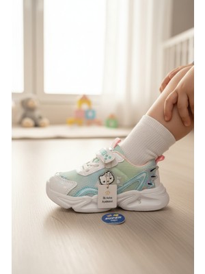 Enoch Hello Kitty Karakter Figürlü ve Kanat Detaylı Kız Çocuk Spor Ayakkabı