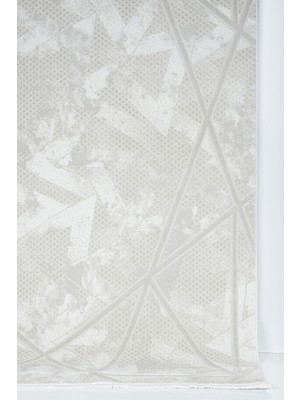 Lexa Home Bambu Tarz Salon Halısı - 4m² ve 6m² Krem Beyaz Oturma Odası Halısı - Antialerjik