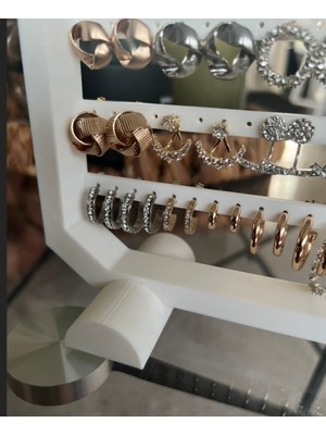 Razmo Housetrend Minimalist Küpe Stsnd Organizer Small Earring Holder
