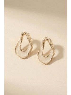 Aurrari Gold Hole Mineli Küpe