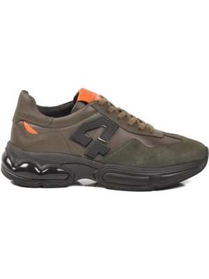 Marcomen Haki Nubuk Hakiki Deri Erkek Casual Ayakkabı 152-20328 M