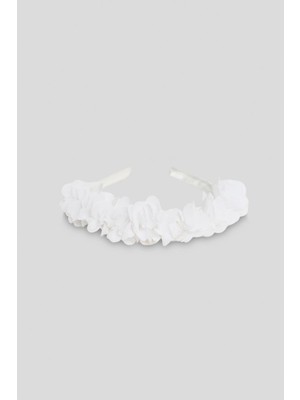 Tyess Bg Store Kız Çocuk Beyaz Taç