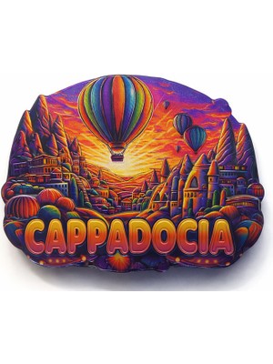 Urz Grup Kapadokya Temalı Silikon Buzdolabı Magneti Model 2