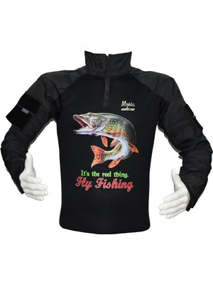 Mysia Outdoor Combat Tişört Fishing M004 Avcı Balıkçı Turna
