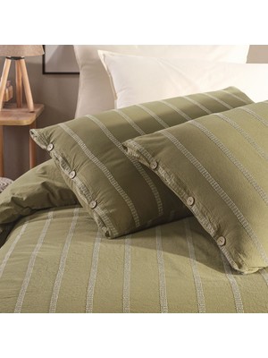 Macas Home Kronos Mist %100 Pamuklu Yıkamalı Çift Kişilik Nevresim Takımı 200*220