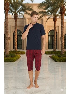 Kly Yeni Sezon 2026 Erkek Düğmeli Yaka Lüx Tasarım Kaprili Takım