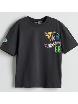 Lc Waikiki Yeni Sezon Hot Wheels Baskılı Erkek Çocuk Tişört