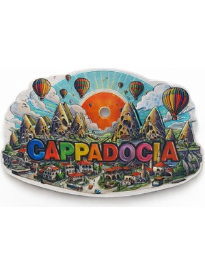 Urz Grup Kapadokya Temalı Silikon Buzdolabı Magneti Model 4