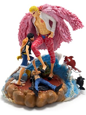 Urz Grup Anime One Piece Luffy ve Donquixote Figürü