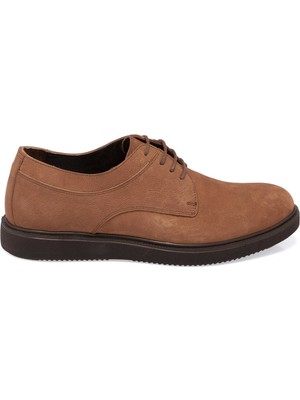 Tergan Vizon Hakiki Nubuk Deri Erkek Casual Ayakkabı - E25I1AY57159-B21