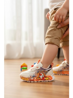 Enoch Uzay Temalı ve Astronot Figürlü Bebek Spor Ayakkabı