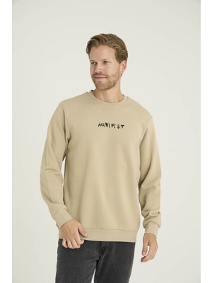 Kly %100 Pamuk Unisex O.yaka Sweatshirt Yumuşak Doku