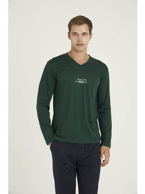 Kly %50 Pamuk Erkek V.yaka Eşofman Takımı Modern Tasarım