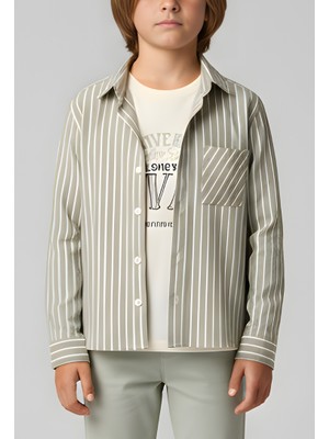 Alg ERKEK ÇOCUK GÖMLEK - TİŞÖRT 2 PARÇALI TAKIM