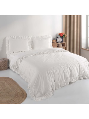 Macas Home Soft Cotton Daisy %100 Pamuklu Çift Kişilik Nevresim Takımı F1