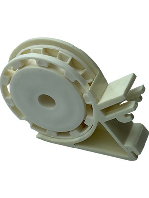 MorPerde Katlamalı Perde Krem Altıgen Milli Zincir Mekanizması