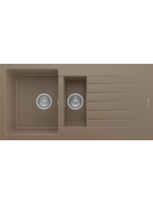 Realstone Troya 100 Granit Eviye Cappucino