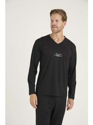 Kly %50 Pamuk Erkek V.yaka Eşofman Takımı Modern Tasarım