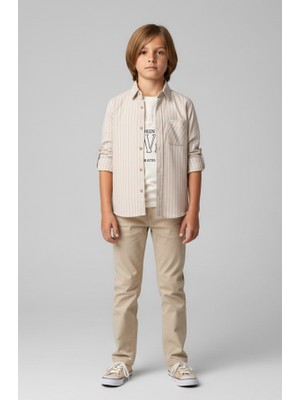 Alg ERKEK ÇOCUK GÖMLEK - TİŞÖRT 2 PARÇALI TAKIM