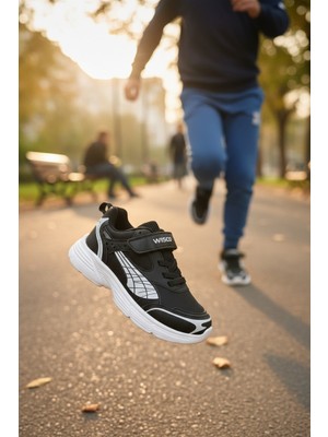 Enoch Destekli Topuk Yapısı ve Cırtlı Çocuk Spor Ayakkabı