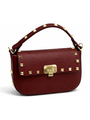 Nope21 Troklu Bordo Çanta