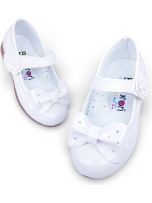 Beebron 204 Ortopedik Kız Babet Bebek Rugan Balerin Ayakkabısı