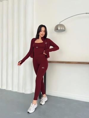 Alo 3’lü Alt Üst Takım – Yeni Sezon – Rahat Kesim Kadın Üçlü Set