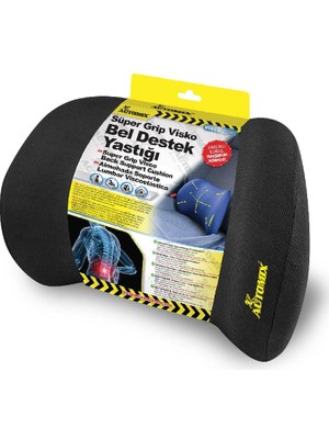 PINUKS Bel Destek Minderi Ortopedik Super Grıp Vısko Oto Aksesuar Premium