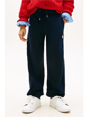 Tommy Hilfiger Unisex Çocuk Heritage Flag Eşofman Altı - Lacivert