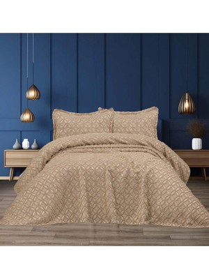 D'niss Home Lunok 3 Parça Çift Kişilik Yatak Örtüsü