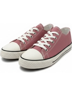 Rexba  Kız Çocuk Pembe Bağcıklı Günlük Kanvas Ayakkabı