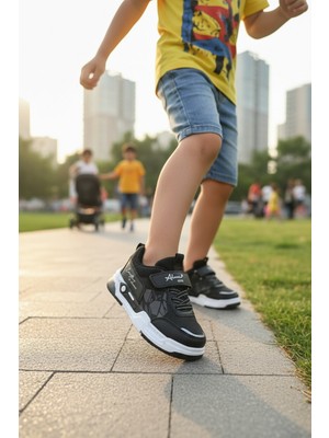 Enoch Hava Kanallı Örgü Dokulu ve Destekli Erkek Çocuk Spor Ayakkabı