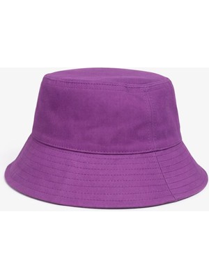 SF Collection Unisex Basic Mor Bucket Bermuda Şapka - Yazlık Kova Şapka