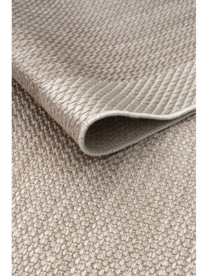 Elvey Home Sisal Çerçeveli Silinebilir Leke Tutmaz Iskandinav Bohem Yumuşak Doku Kaymaz Koridor Mutfak Halısı