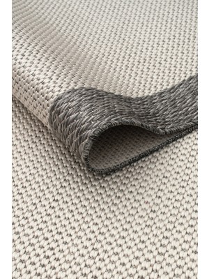 Elvey Home Sisal Çerçeveli Silinebilir Leke Tutmaz Iskandinav Bohem Yumuşak Doku Kaymaz Koridor Mutfak Halısı