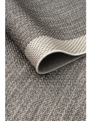 Elvey Home Sisal Çerçeveli Silinebilir Leke Tutmaz Iskandinav Bohem Yumuşak Doku Kaymaz Koridor Mutfak Halısı