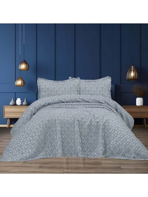 D'niss Home Lunok 3 Parça Çift Kişilik Yatak Örtüsü