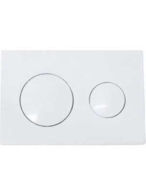 Serel - Beyaz Panel Gömme Rezervuar Basma Butonu Outlet - P400130-